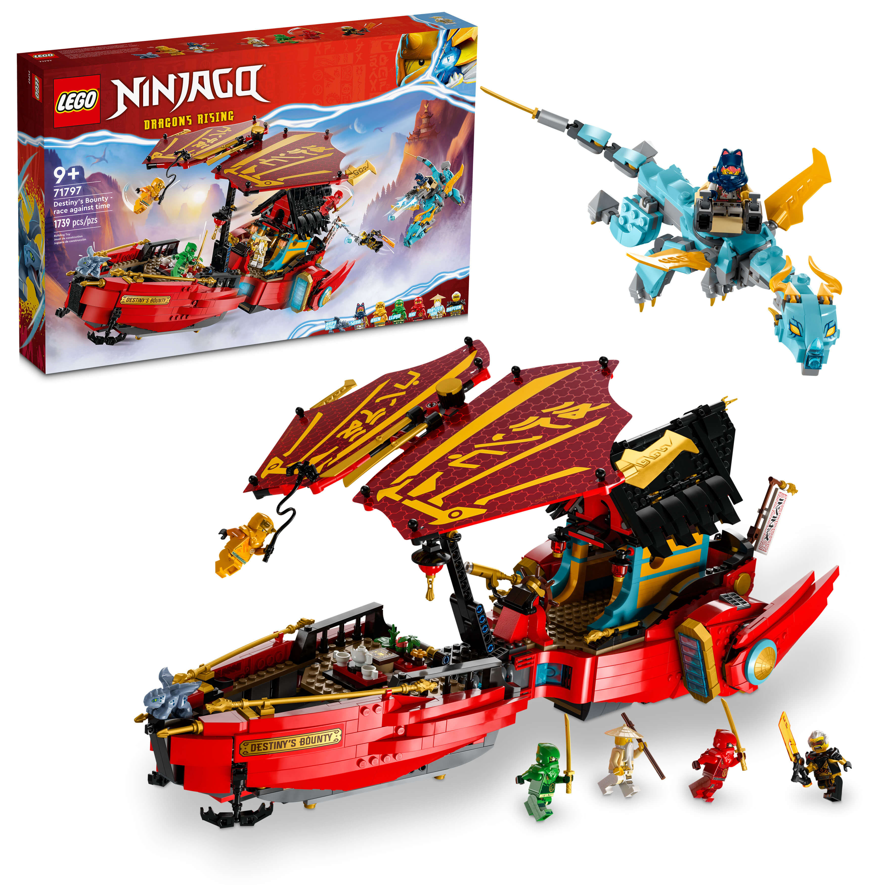 LEGO� NINJAGO� Destiny�s Bounty � Race Against Time 71797 Building Toy Set (1,739 Pcs)